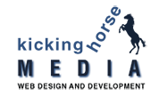 Kicking Horse Media Web Design & Development Inc. Logo